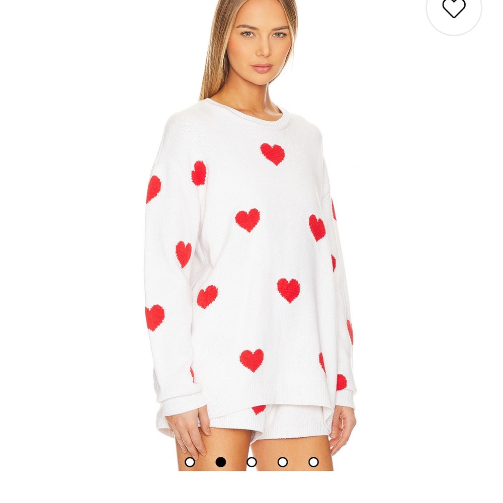 Show me your Mumu Go To sweater in tossed heart knit